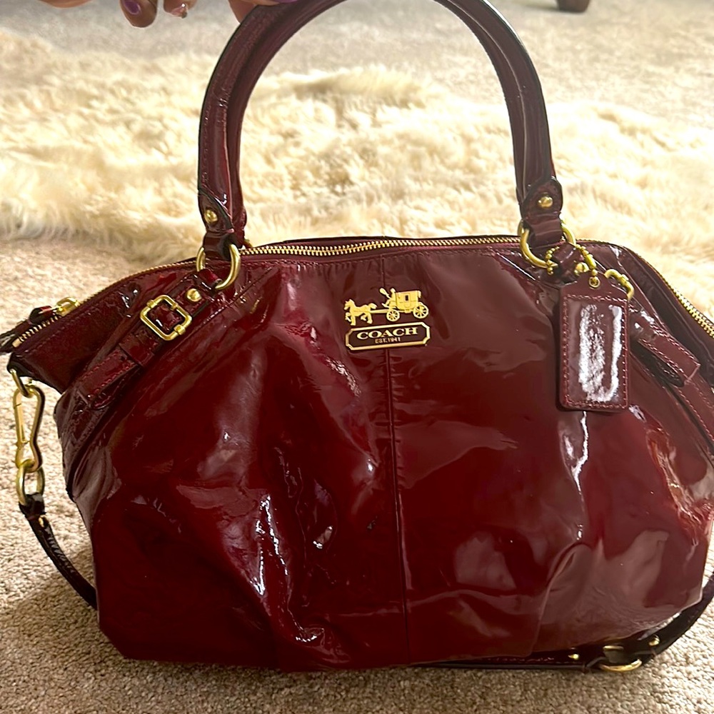 Coach Red Handbag Satchel